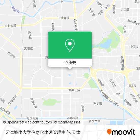 天津城建大学信息化建设管理中心地图