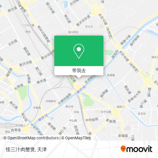 怪三汁肉蟹煲地图
