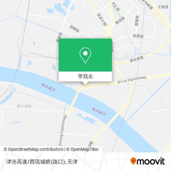 津沧高速/西琉城桥(路口)地图