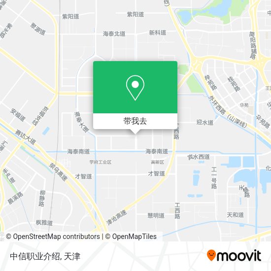 中信职业介绍地图