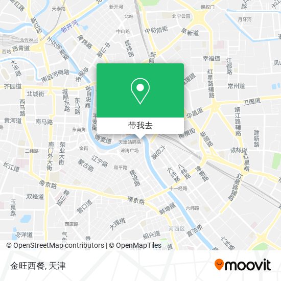 金旺西餐地图