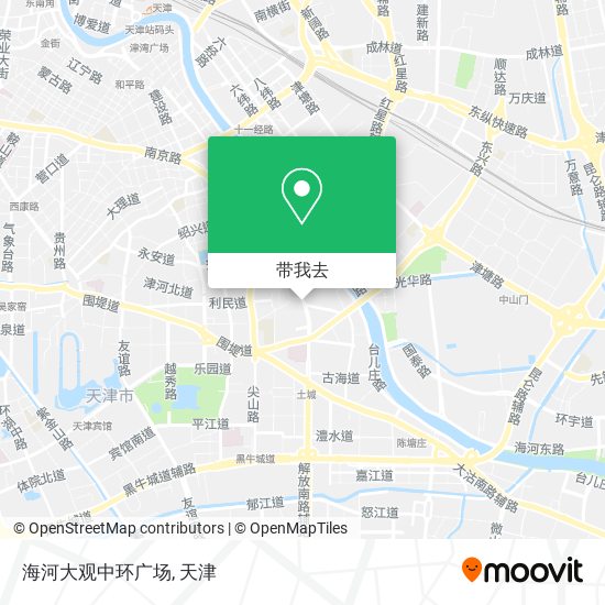 海河大观中环广场地图