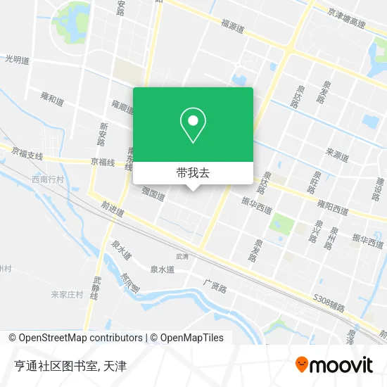 亨通社区图书室地图