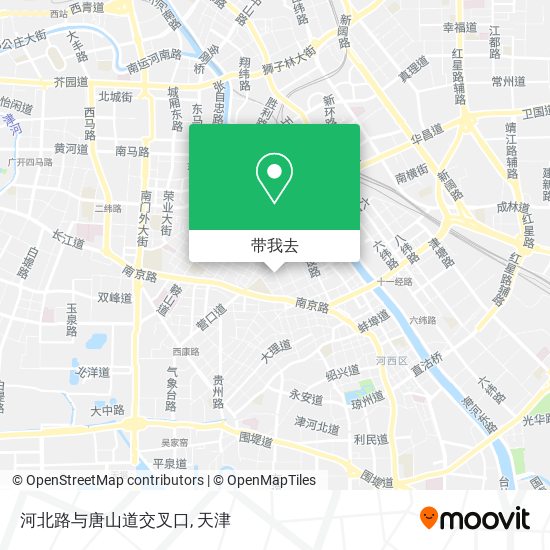 河北路与唐山道交叉口地图