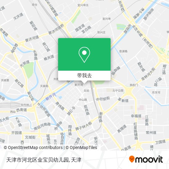 天津市河北区金宝贝幼儿园地图