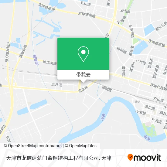 天津市龙腾建筑门窗钢结构工程有限公司地图