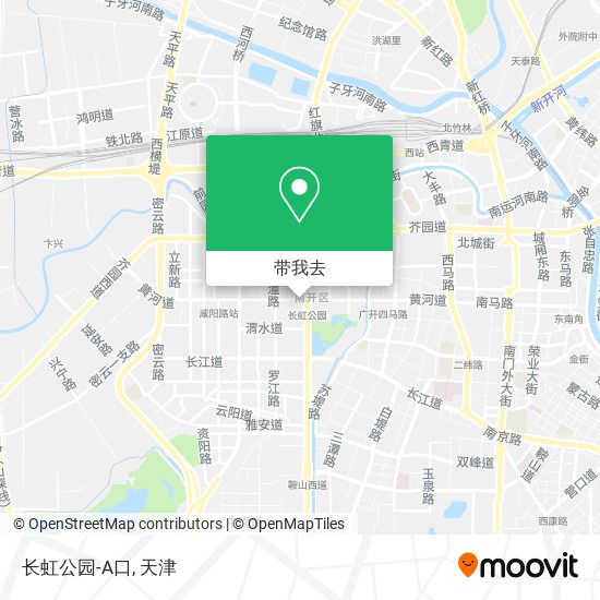 长虹公园-A口地图