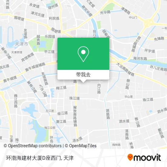 环渤海建材大厦D座西门地图