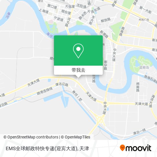 EMS全球邮政特快专递(迎宾大道)地图