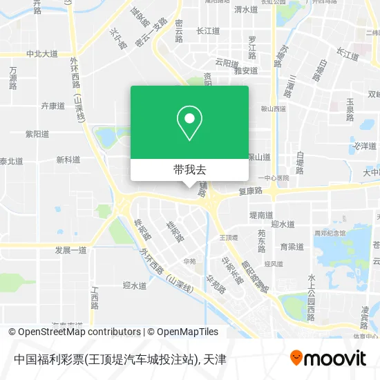中国福利彩票(王顶堤汽车城投注站)地图