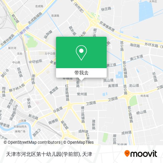 天津市河北区第十幼儿园(学前部)地图