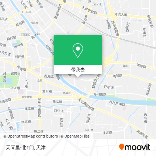 天琴里-北1门地图