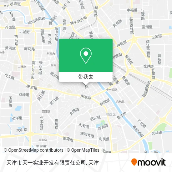 天津市天一实业开发有限责任公司地图