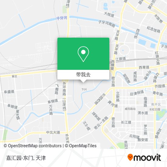 嘉汇园-东门地图