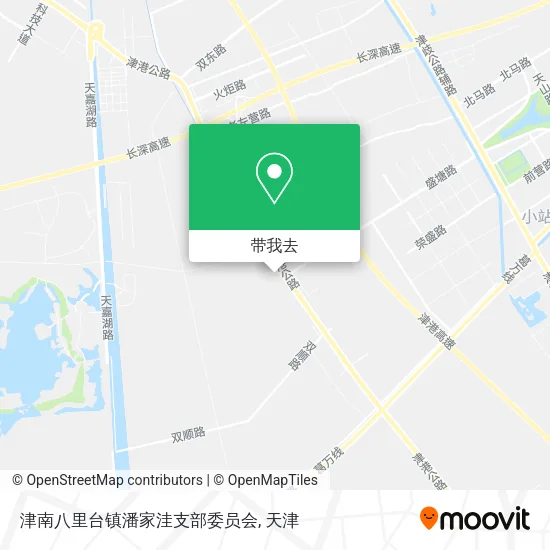 津南八里台镇潘家洼支部委员会地图