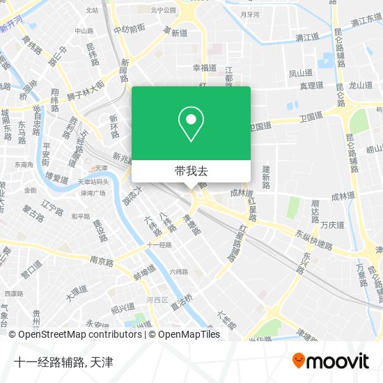 十一经路辅路地图