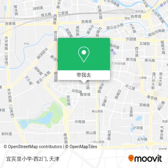 宜宾里小学-西2门地图