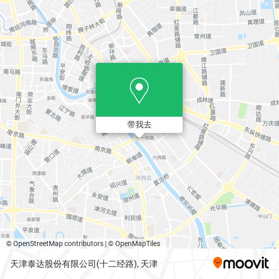 天津泰达股份有限公司(十二经路)地图