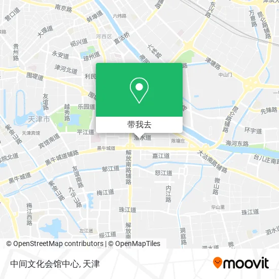 中间文化会馆中心地图