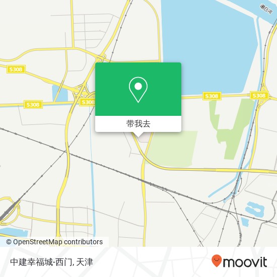 中建幸福城-西门地图