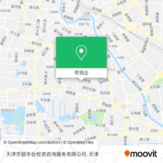 天津市骏丰合投资咨询服务有限公司地图