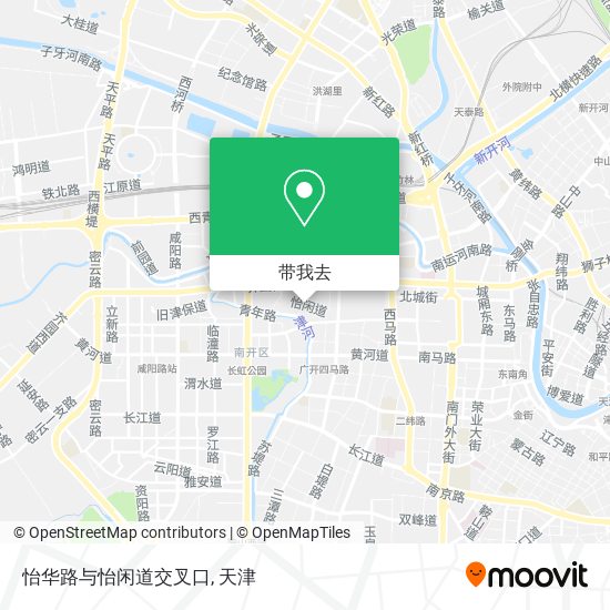 怡华路与怡闲道交叉口地图