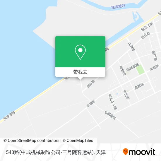 543路(中成机械制造公司-三号院客运站)地图