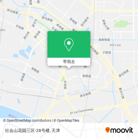 社会山花园三区-28号楼地图