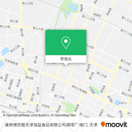 康师傅控股天津顶益食品有限公司调理厂-南门地图