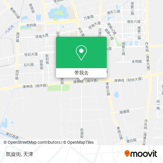 凯旋街地图
