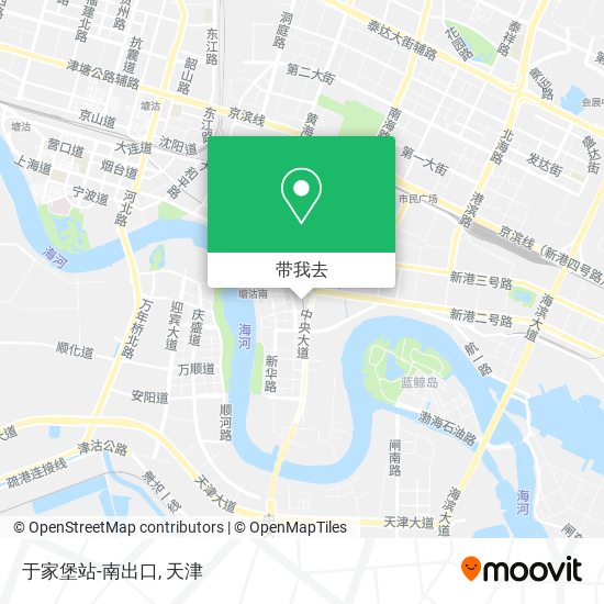 于家堡站-南出口地图
