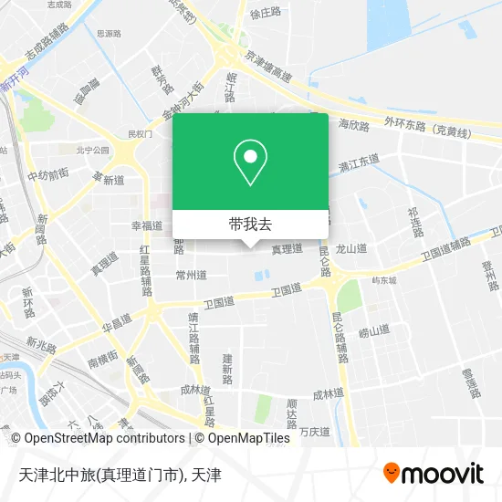 天津北中旅(真理道门市)地图