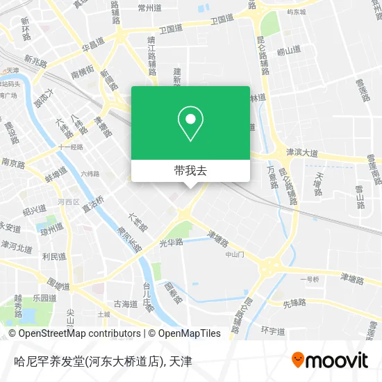 哈尼罕养发堂(河东大桥道店)地图