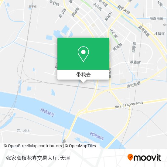 张家窝镇花卉交易大厅地图