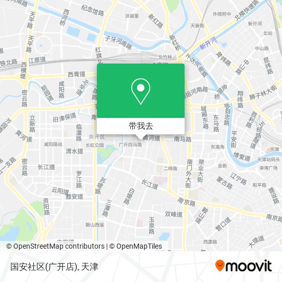 国安社区(广开店)地图