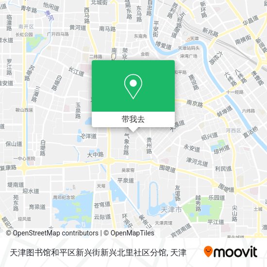 天津图书馆和平区新兴街新兴北里社区分馆地图
