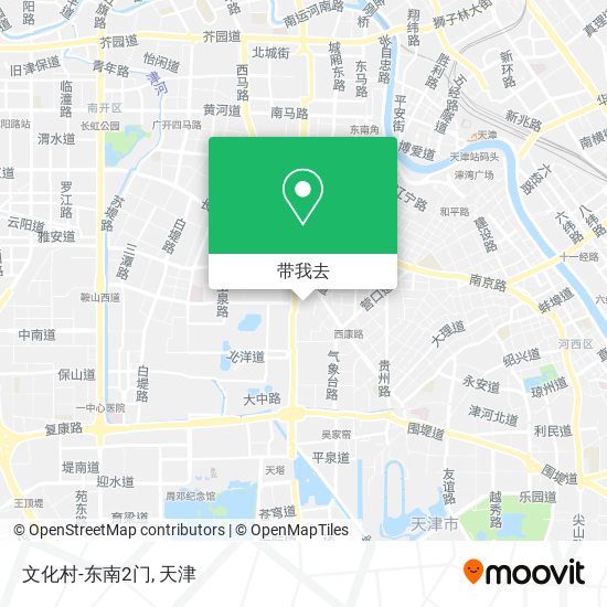 文化村-东南2门地图