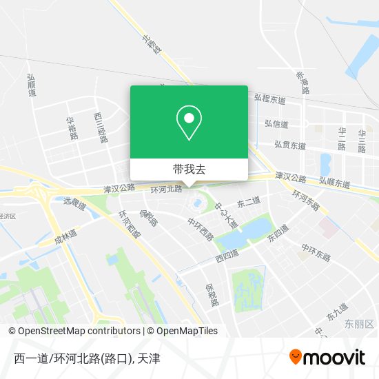 西一道/环河北路(路口)地图