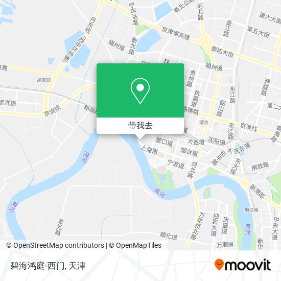 碧海鸿庭-西门地图