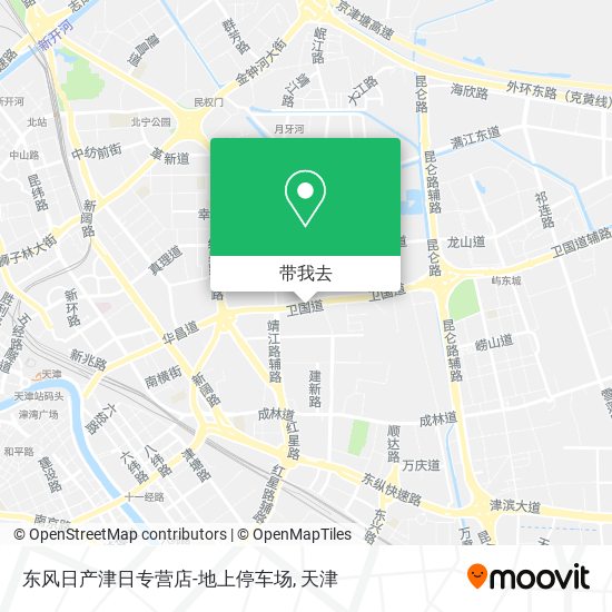 东风日产津日专营店-地上停车场地图