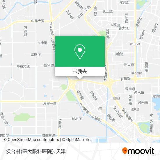 侯台村(医大眼科医院)地图