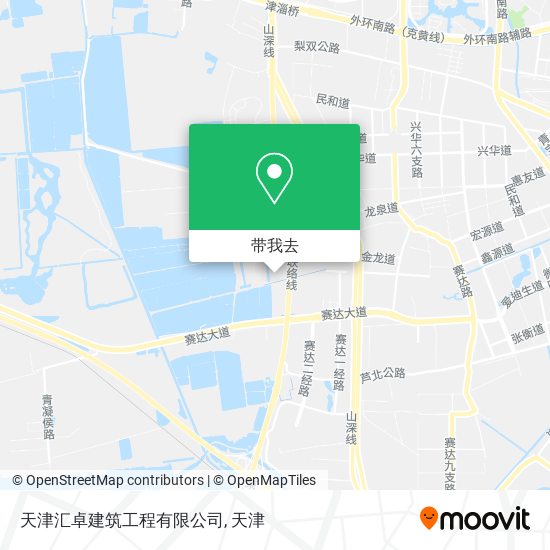 天津汇卓建筑工程有限公司地图
