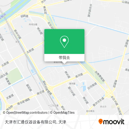 天津市汇通仪器设备有限公司地图