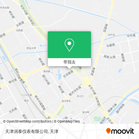 天津润泰仪表有限公司地图