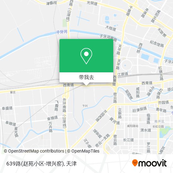 639路(赵苑小区-增兴窑)地图