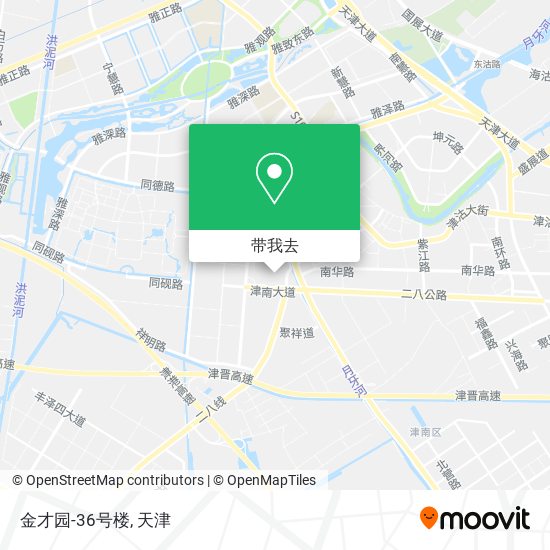 金才园-36号楼地图