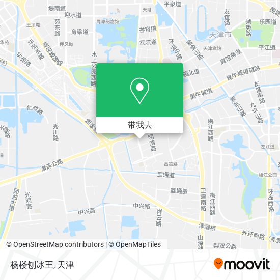 杨楼刨冰王地图
