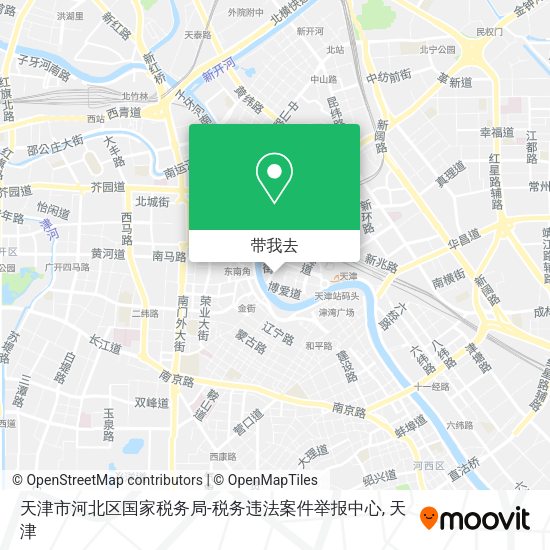 天津市河北区国家税务局-税务违法案件举报中心地图