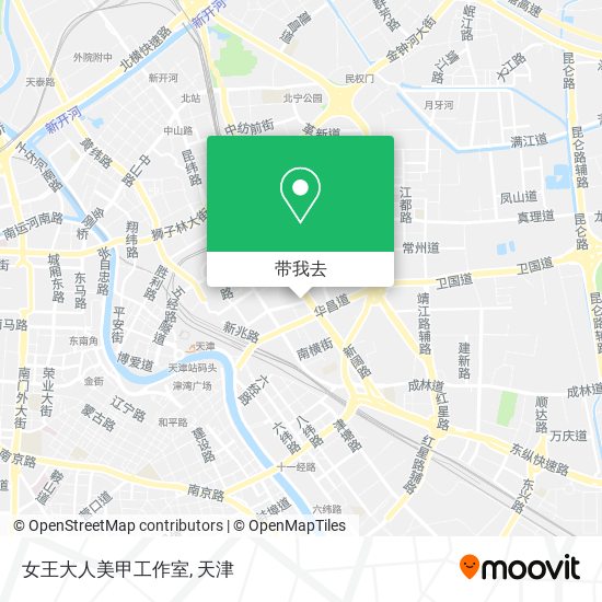 女王大人美甲工作室地图