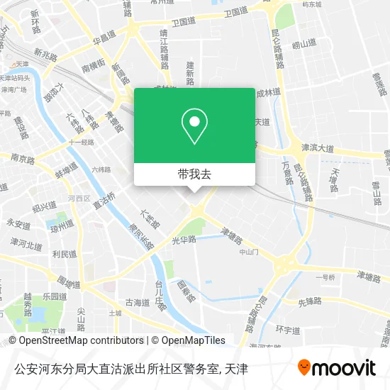 公安河东分局大直沽派出所社区警务室地图